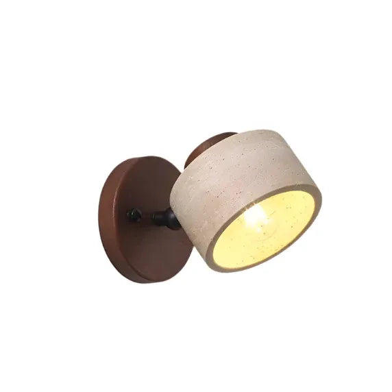 Matteo Minimalist Adjustable Travertine Reading Wall Light