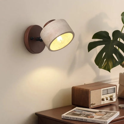 Adjustable Travertine Reading Wall Sconce