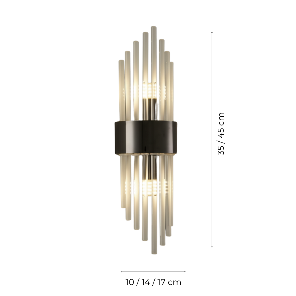 Adjustable Crystal LED Wall Sconce Light