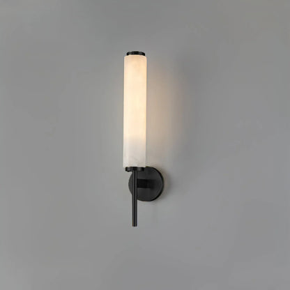 Jasper Alabaster Cylinder Wall Sconce