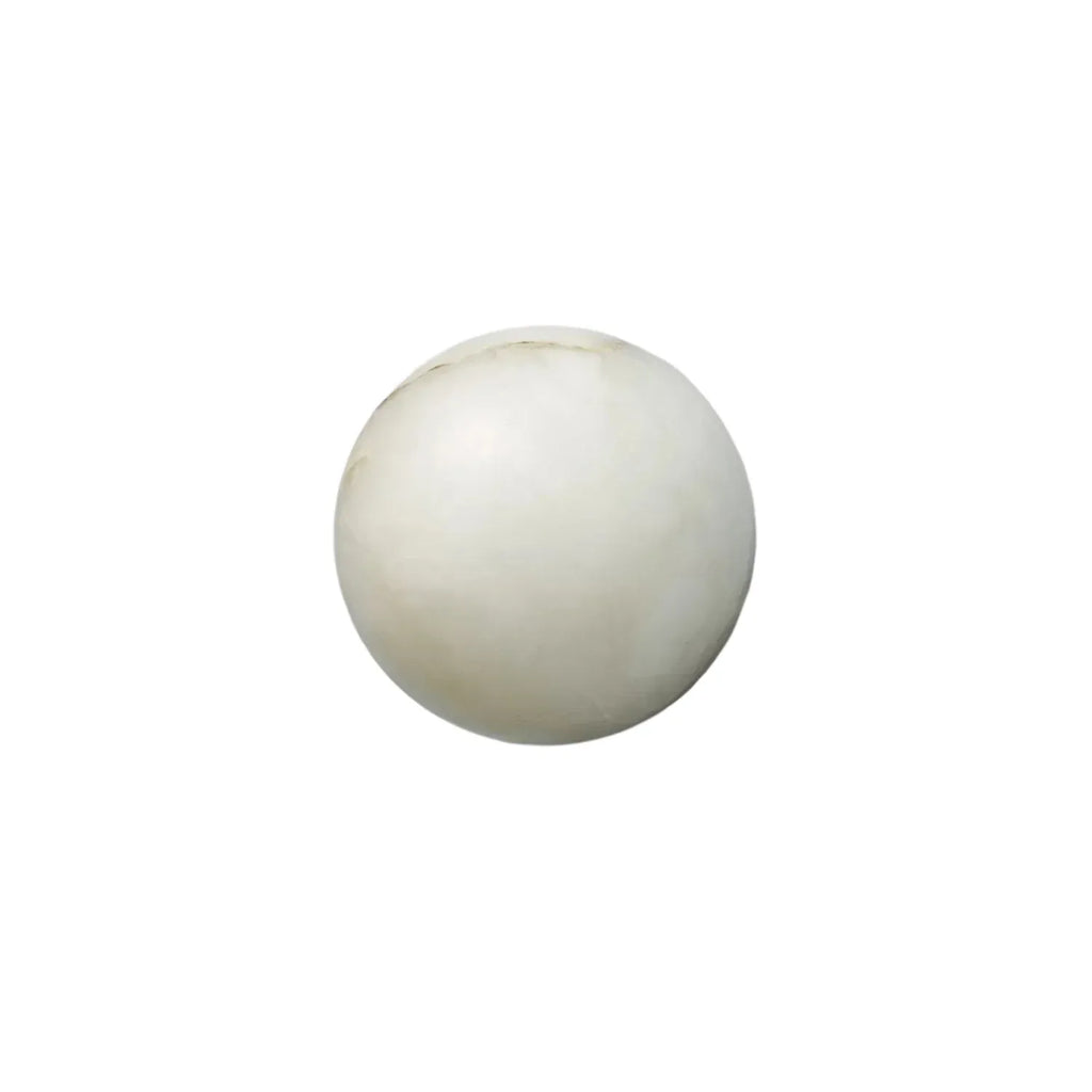 Cora Japandi Natural Alabaster Mini Orb Wall Light