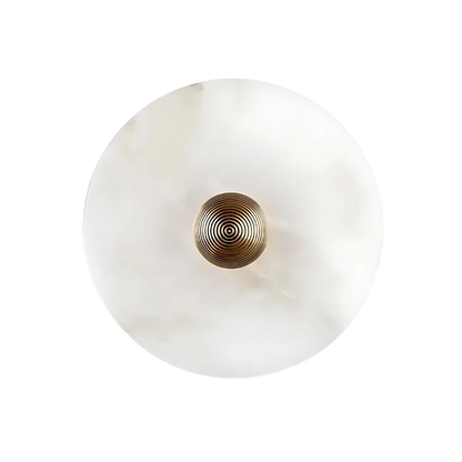 Alabaster Radiance Minimalist Elegance Wall Lamp