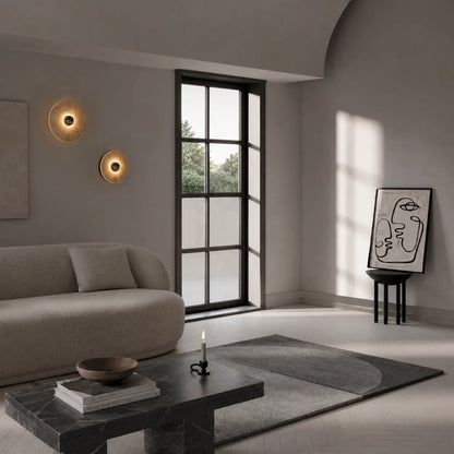 Alabaster Radiance Minimalist Elegance Wall Lamp