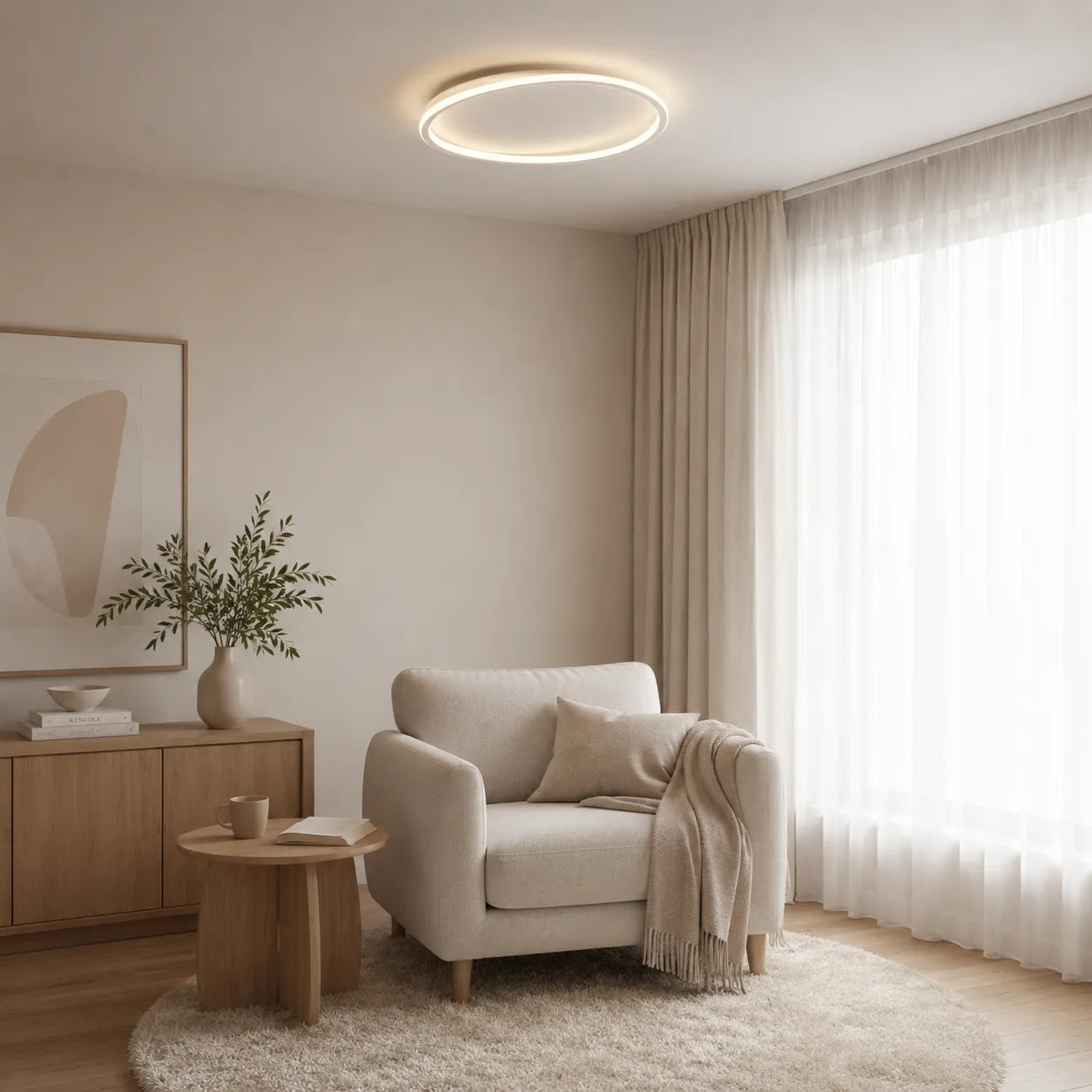 Alala Modern Round LED Ceiling Light