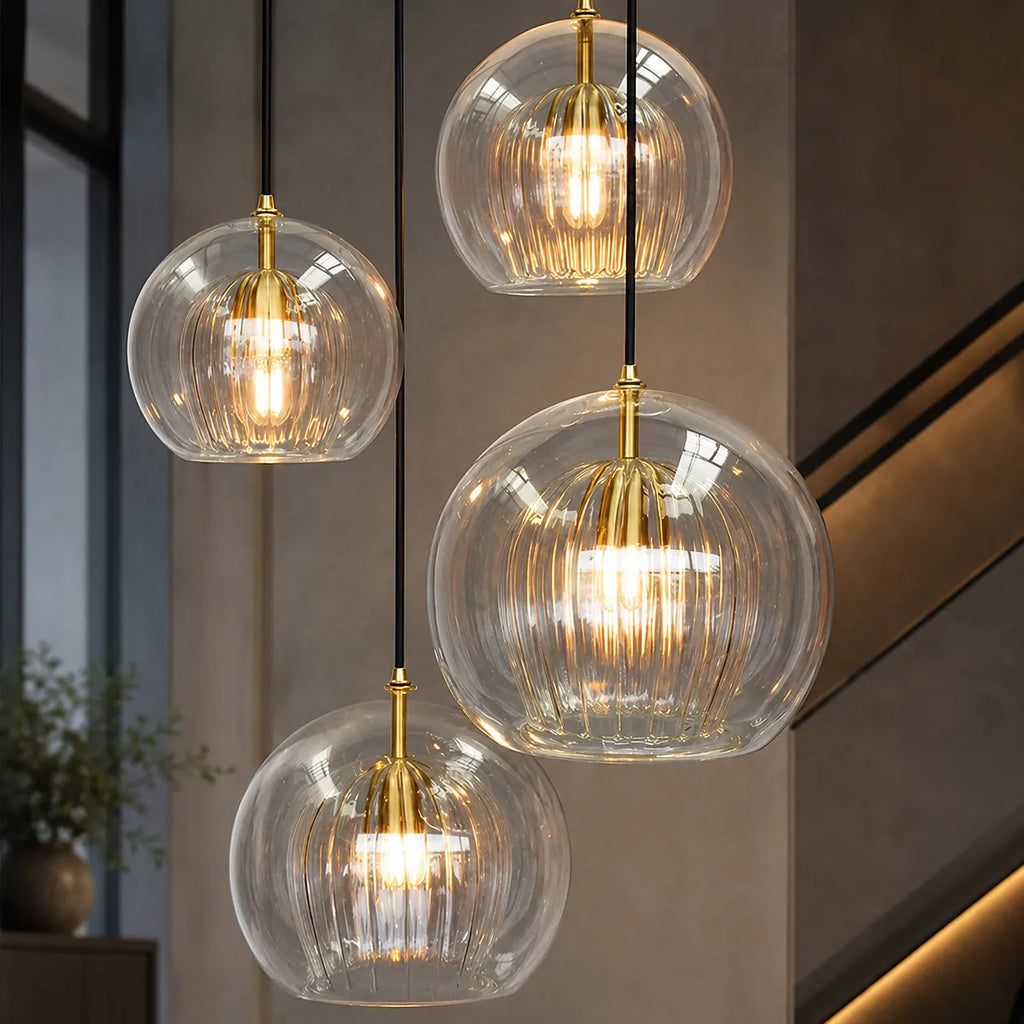 Alaora Modern Glass Globe Pendant Light