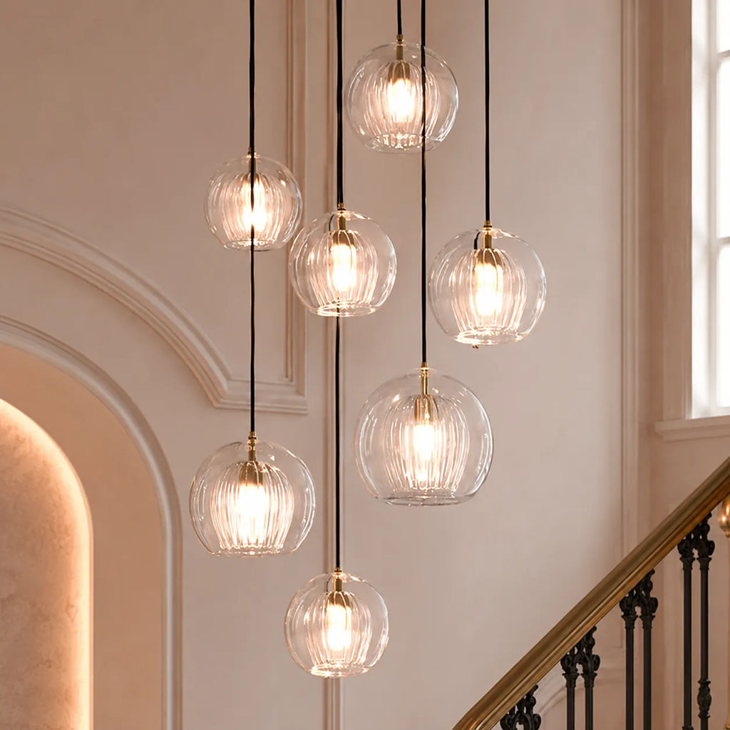 Alaora Modern Glass Globe Pendant Light