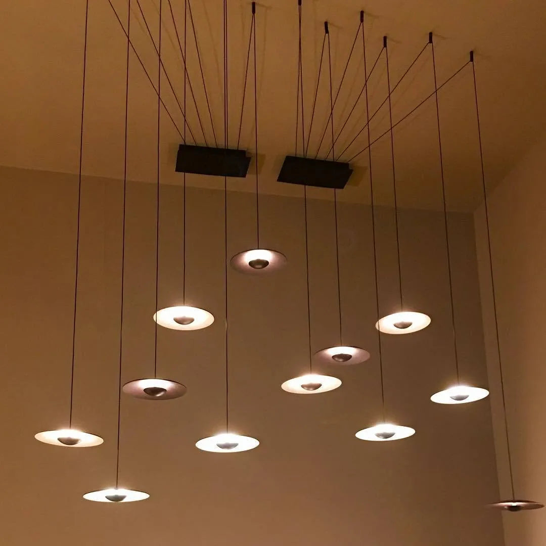 Alaorae Nordic Metal Disc LED Pendant Light