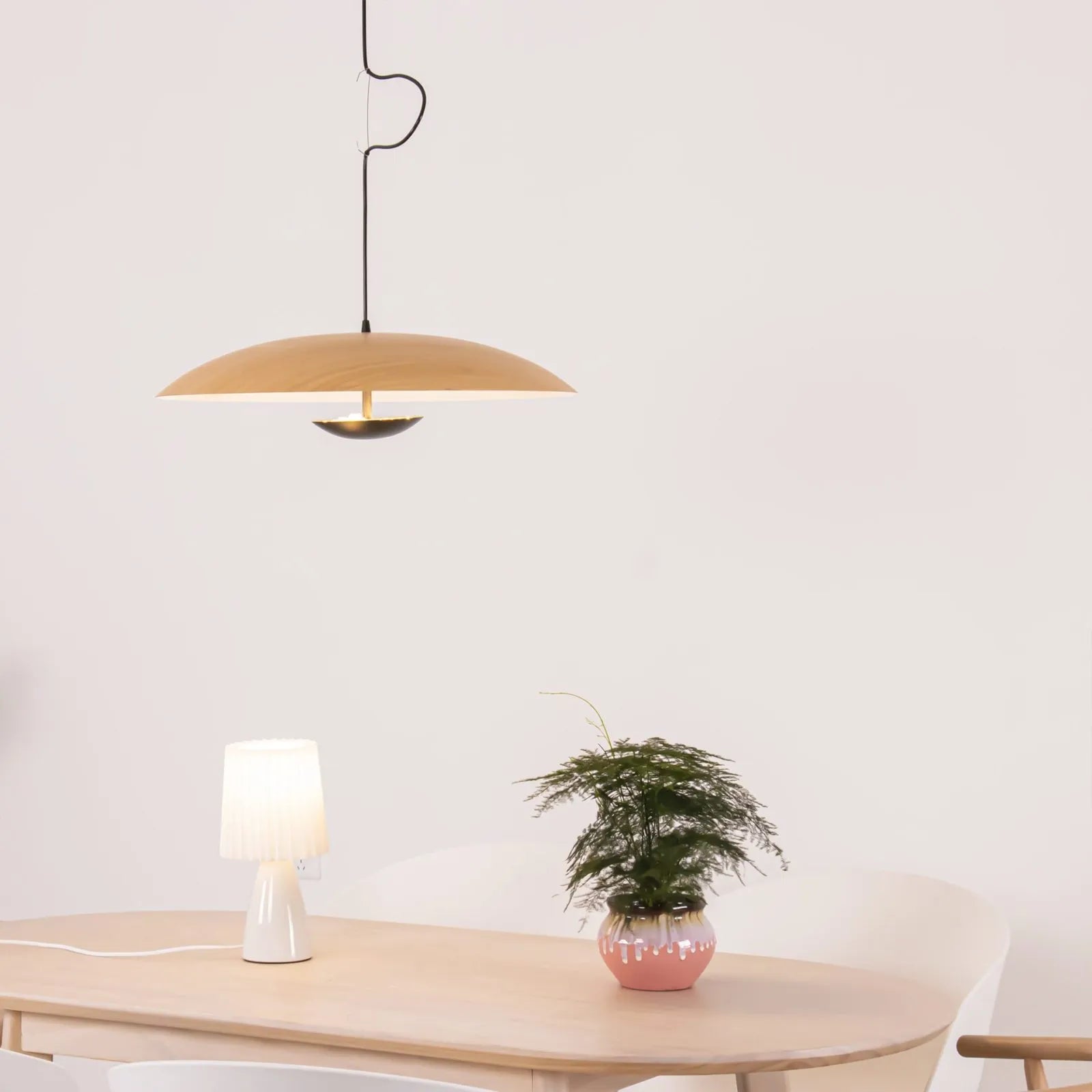 Alaorae Nordic Metal Disc LED Pendant Light