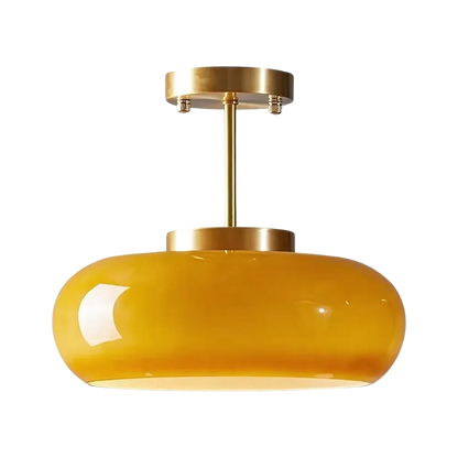 Alavia Nordic Brass & Glass Pendant Light