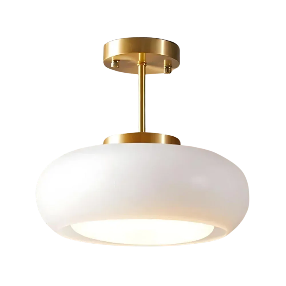 Alavia Nordic Brass & Glass Pendant Light