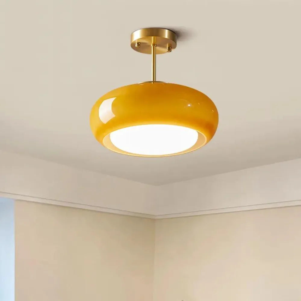 Alavia Nordic Brass & Glass Pendant Light