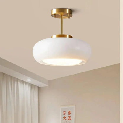 Alavia Nordic Brass & Glass Pendant Light