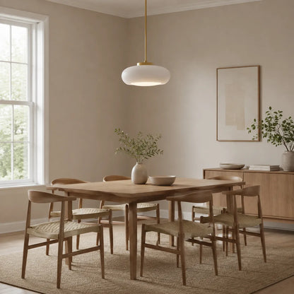 Alavia Nordic Brass & Glass Pendant Light