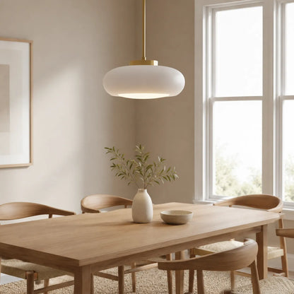 Alavia Nordic Brass & Glass Pendant Light