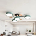 Giselle Scandinavian Wood Accent Branch LED Ceiling Light