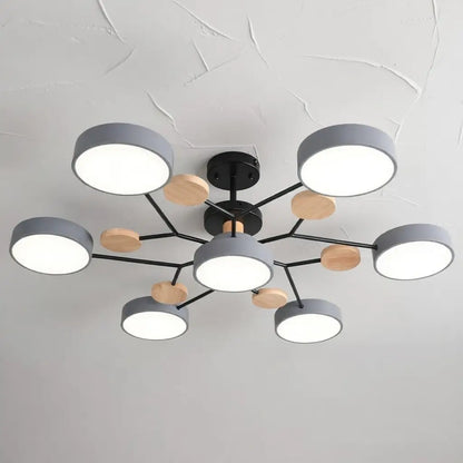 Arbor Wood Accent Flush Mount Ceiling Light