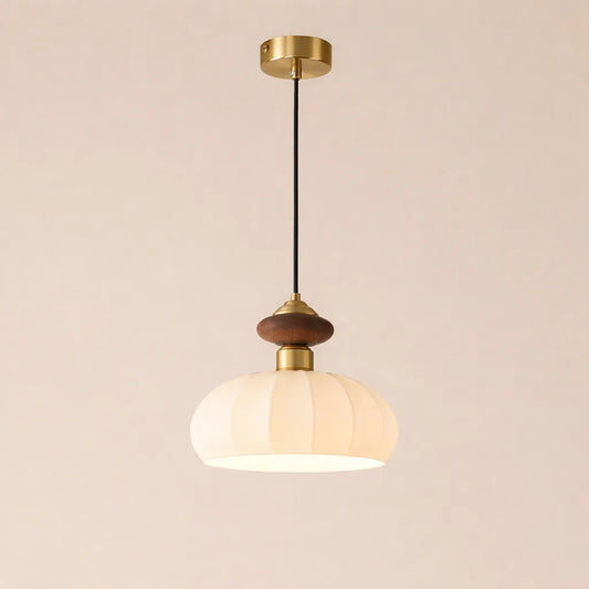Arbor Contemporary Glass & Wood Pendant