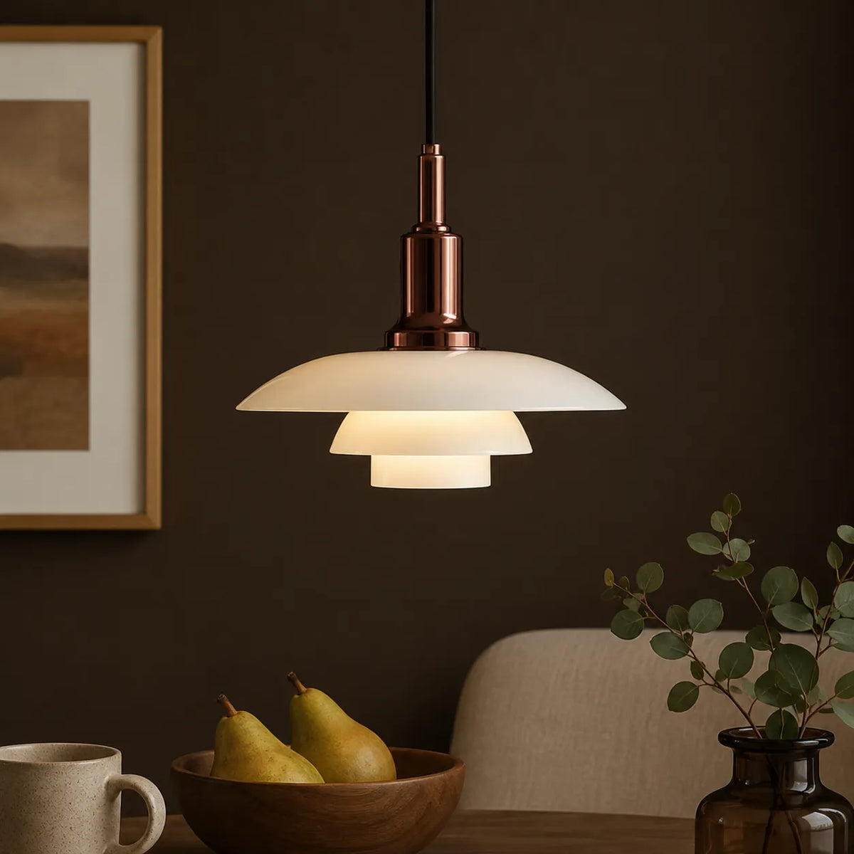 Ember Scandinavian Layered Pendant Light