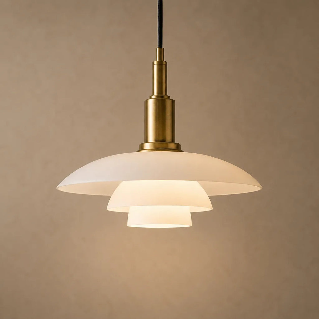 Ember Scandinavian Layered Pendant Light