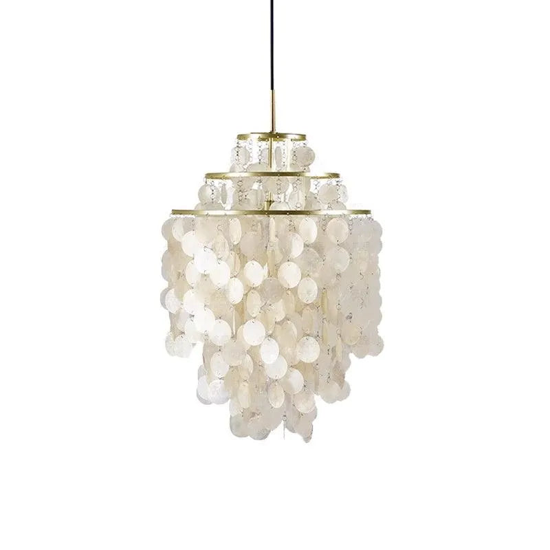 Ariaya Italian Vintage Natural Seashell Pendant Light