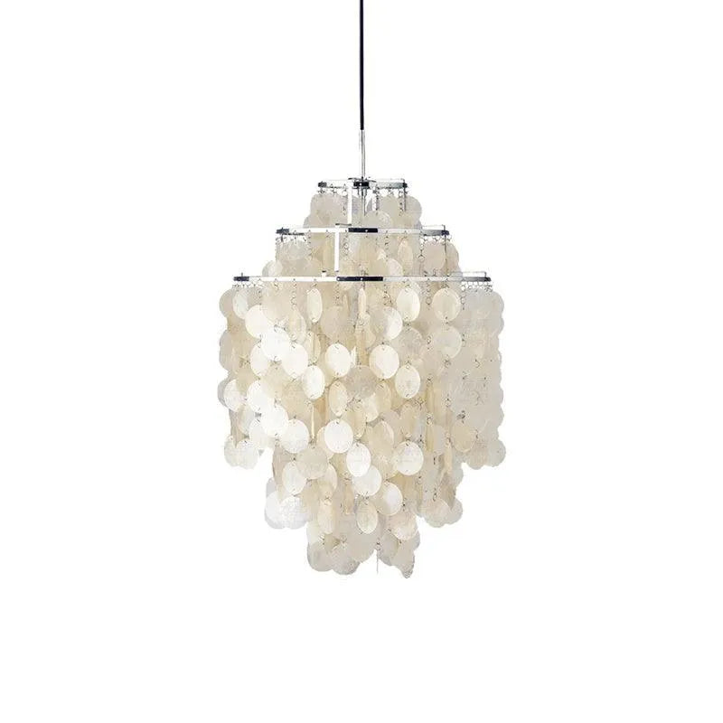 Ariaya Italian Vintage Natural Seashell Pendant Light