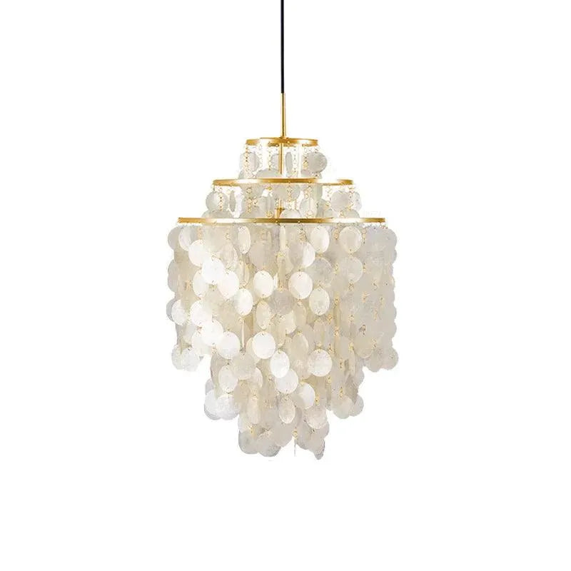 Ariaya Italian Vintage Natural Seashell Pendant Light