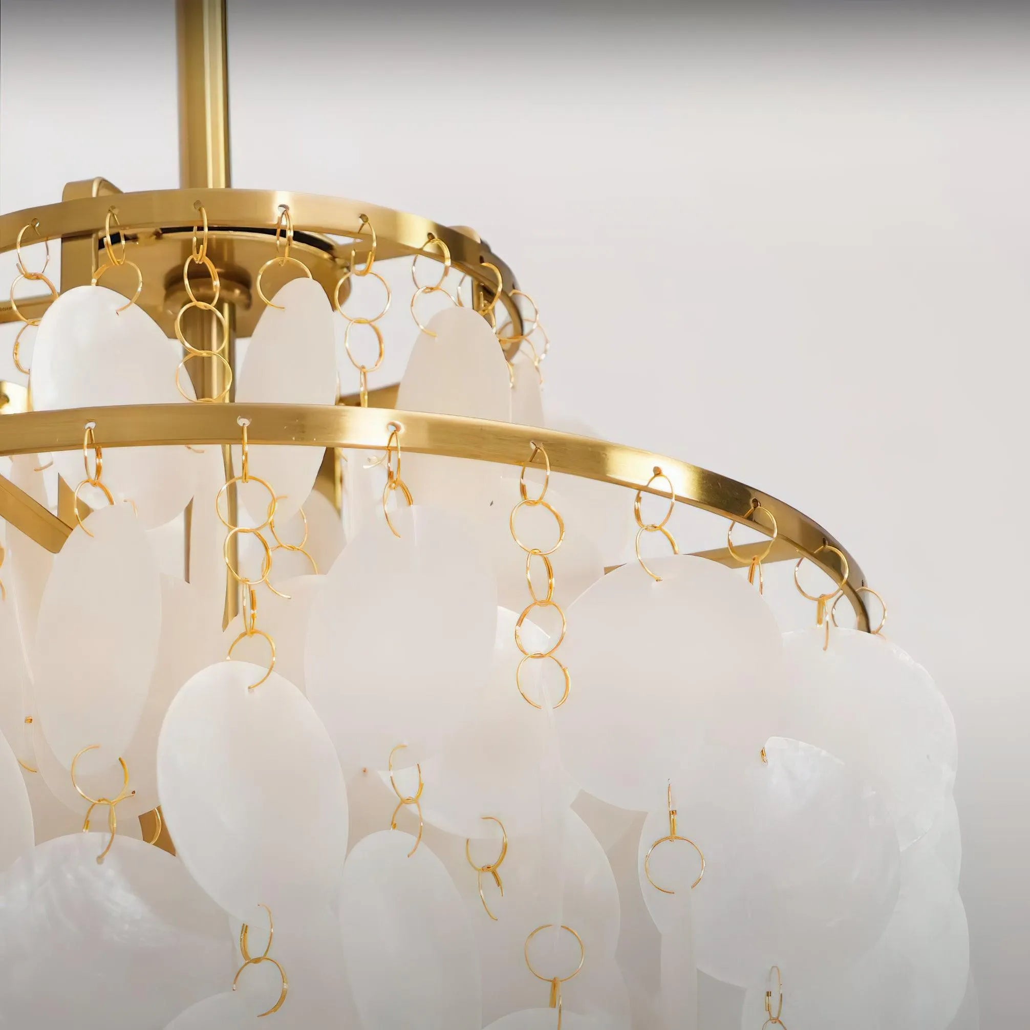 Ariaya Italian Vintage Natural Seashell Pendant Light