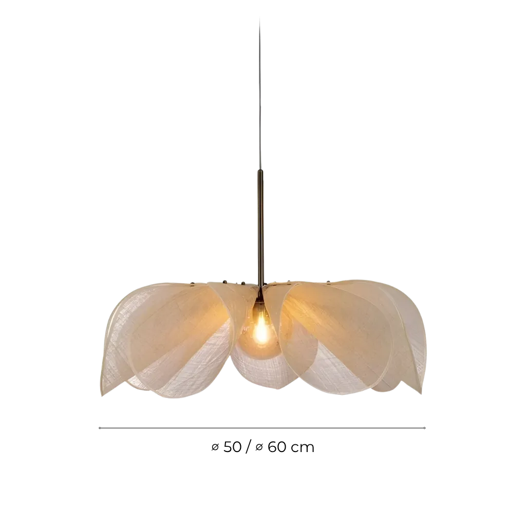 Ariinae Nordic Flower Fabric Pendant Light