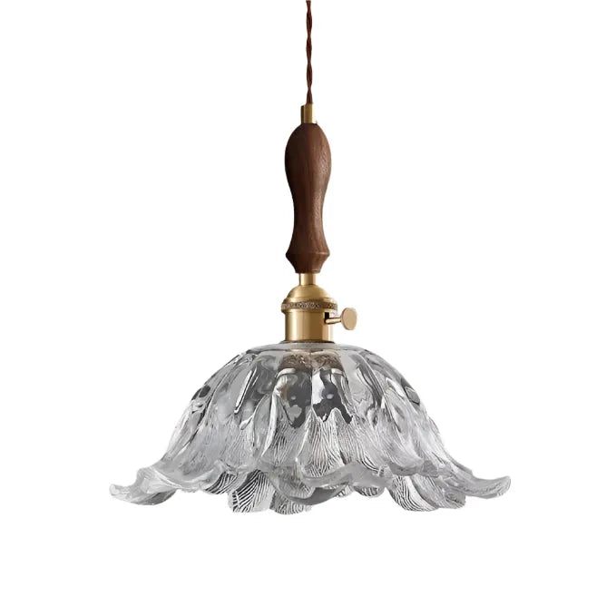 Arilia French Vintage Flower Glass LED Pendant Light