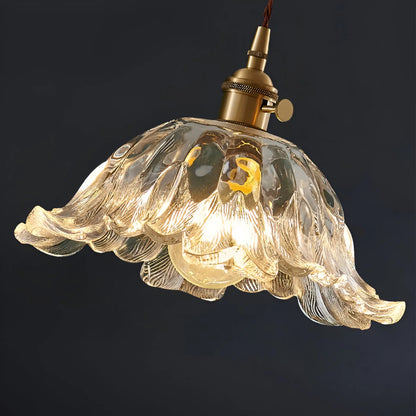 Arilia French Vintage Flower Glass LED Pendant Light