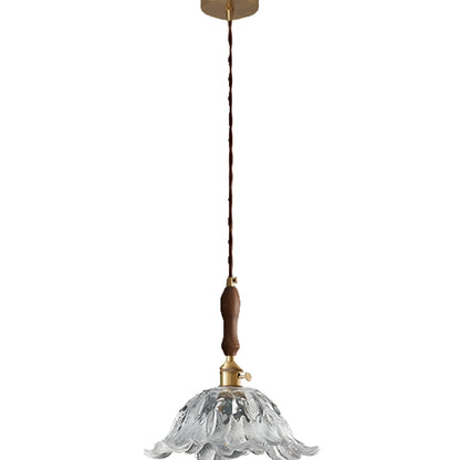 Arilia French Vintage Flower Glass LED Pendant Light