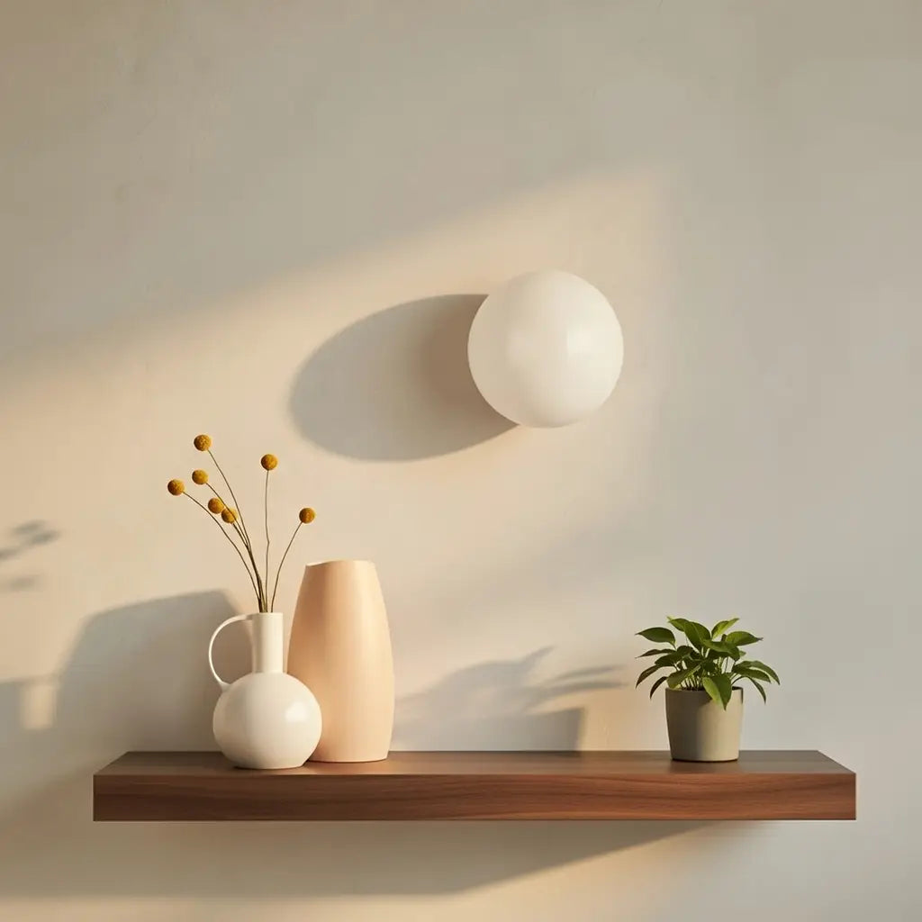 Aureon Modern Frosted Glass Globe Wall Light