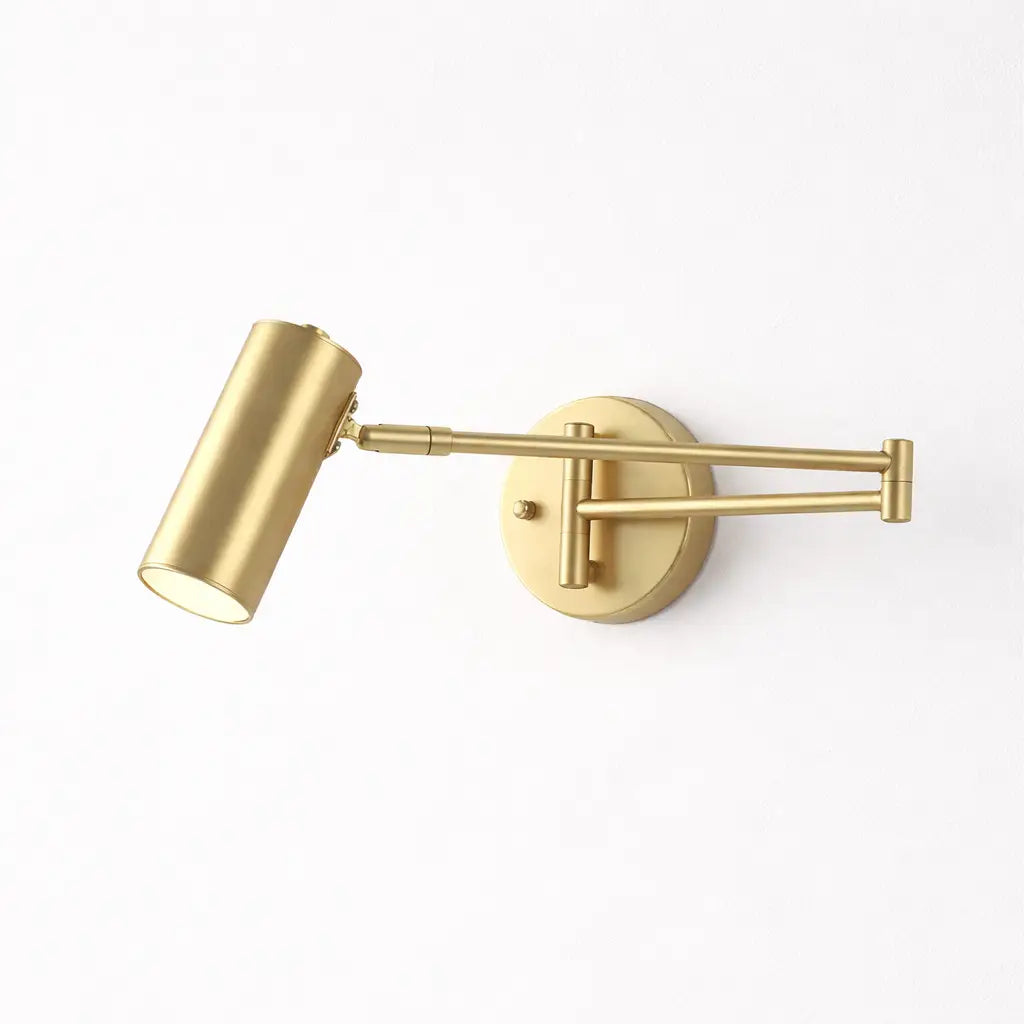 Axis Modern Iron Adjustable Swing Arm LED Wall Light