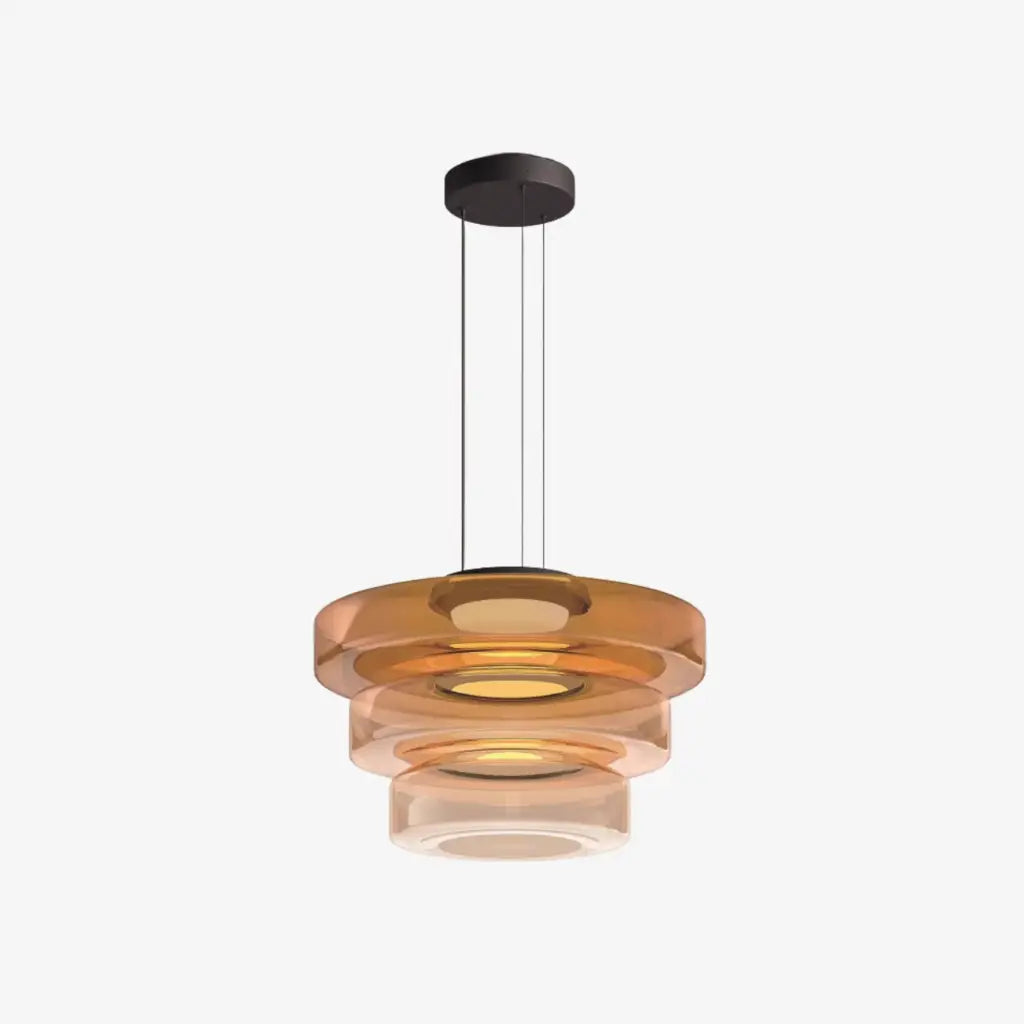 Axon Modern Layered Glass LED Pendant Light