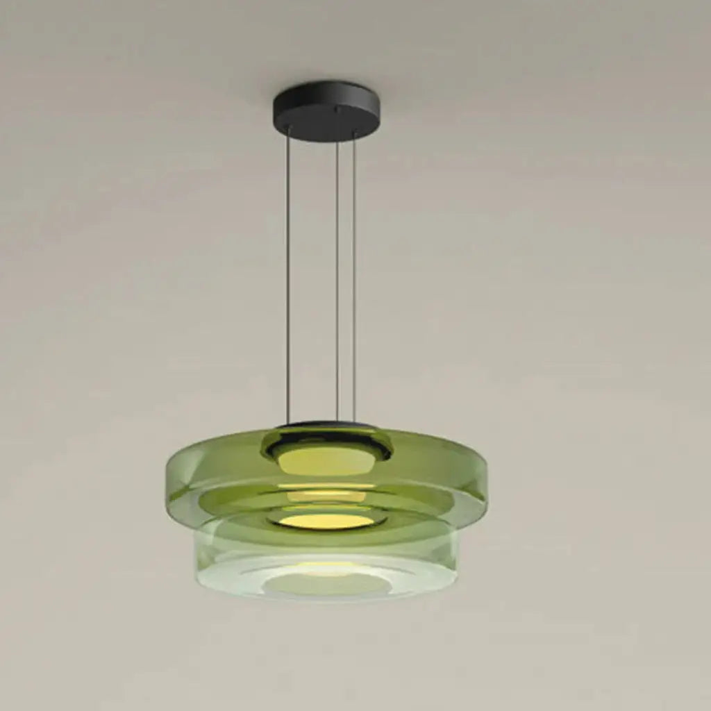 Axon Modern Layered Glass LED Pendant Light