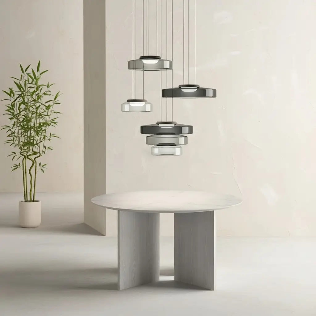 Axon Modern Layered Glass LED Pendant Light
