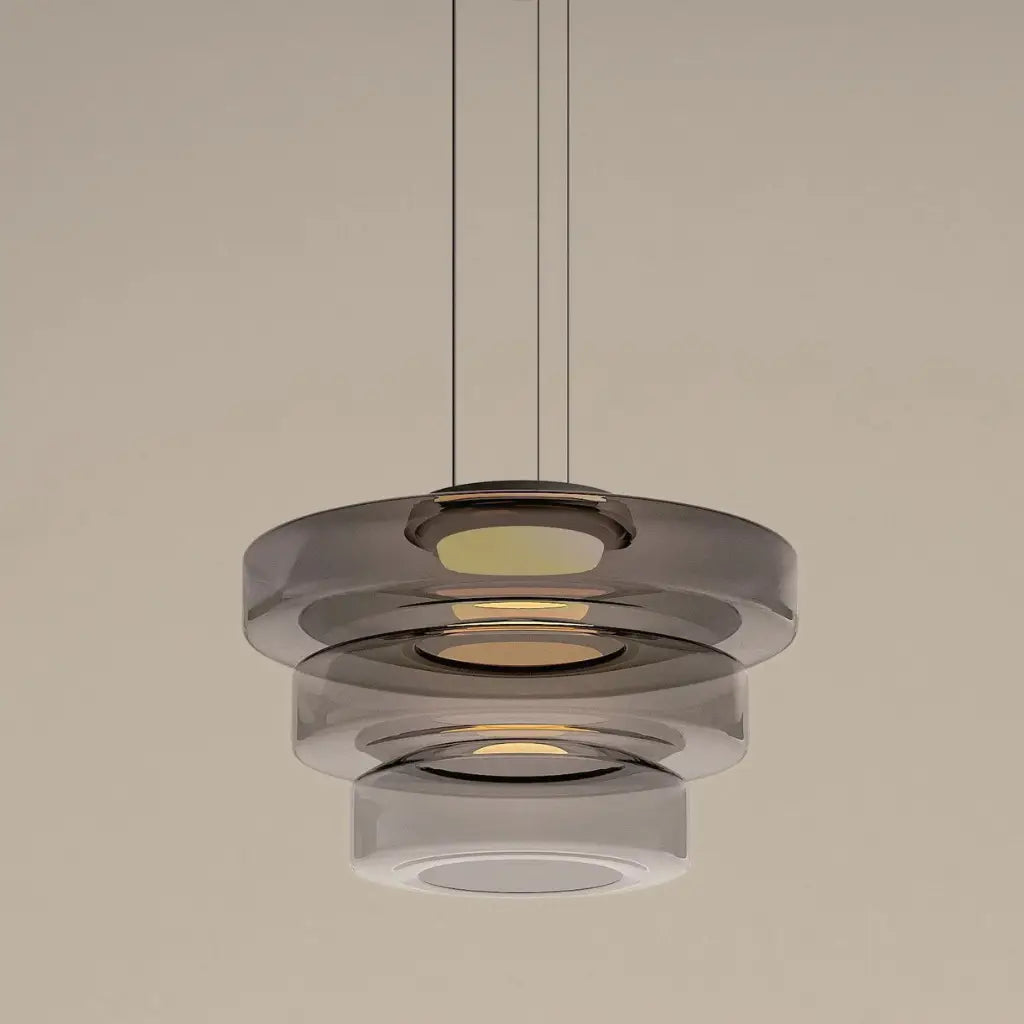 Axon Modern Layered Glass LED Pendant Light