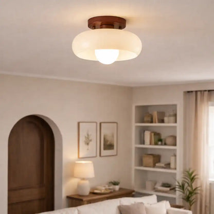Bauhaus Cream Modern Ceiling Light