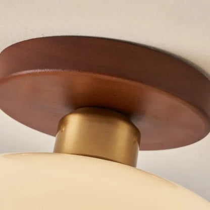 Bauhaus Cream Modern Ceiling Light
