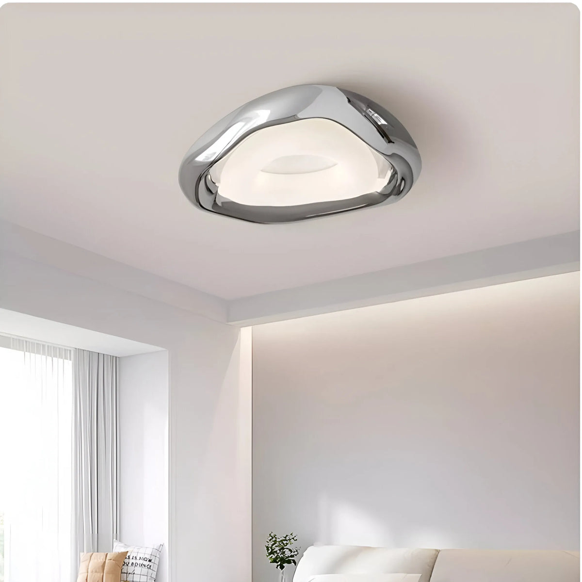 Avana Bauhaus Geometric Iron LED Ceiling Light