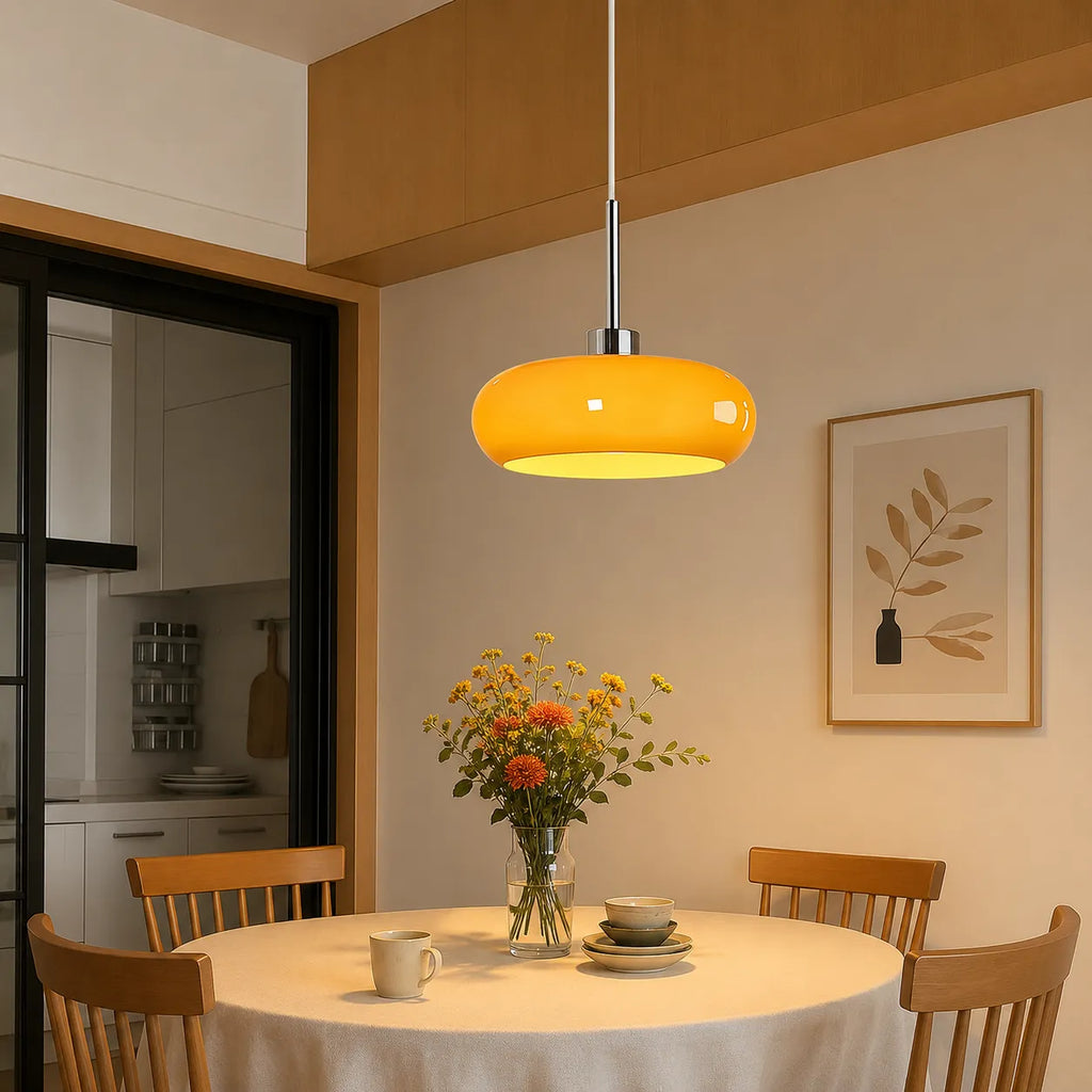 Sorenna Bauhaus Geometric Glass Pendant Light