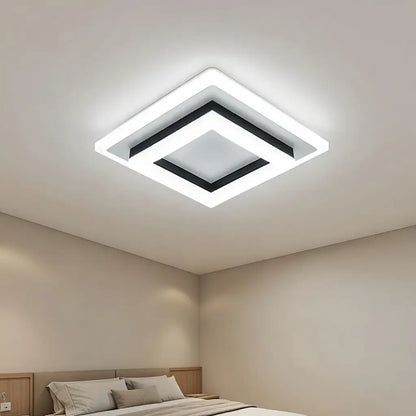 Bezel Minimalist LED Flush Mount Ceiling Light