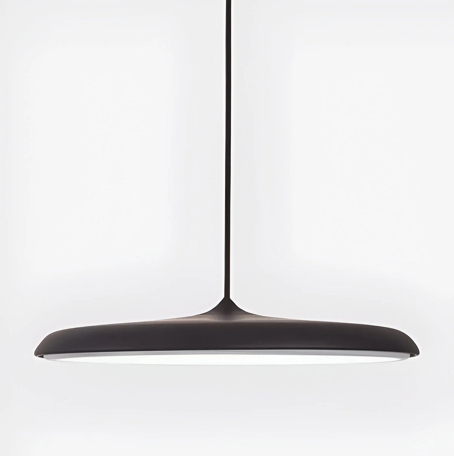Disc Pendant Light with Sleek Metallic Finish