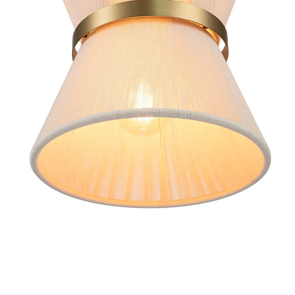 Cyril Bohemian Rope Hourglass Pendant Light