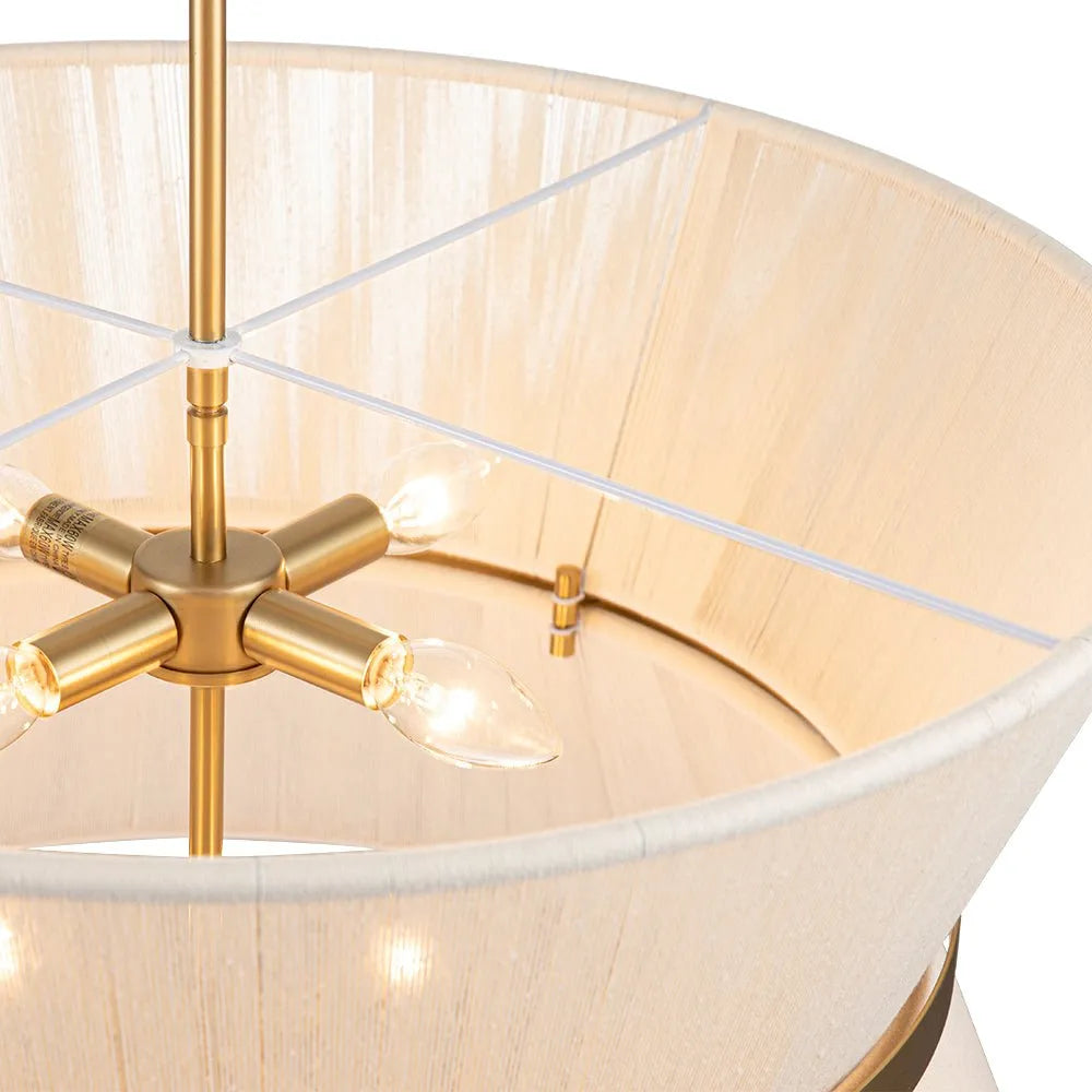 Cyril Bohemian Rope Hourglass Pendant Light