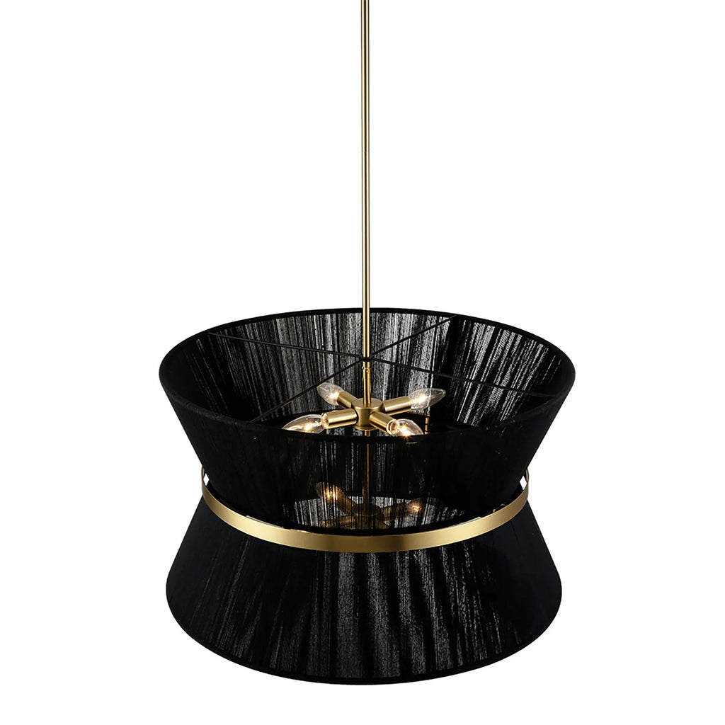 Cyril Bohemian Rope Hourglass Pendant Light