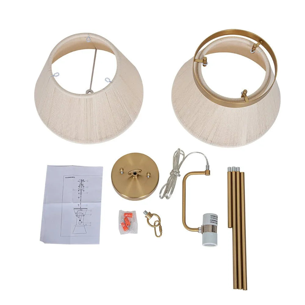 Cyril Bohemian Rope Hourglass Pendant Light