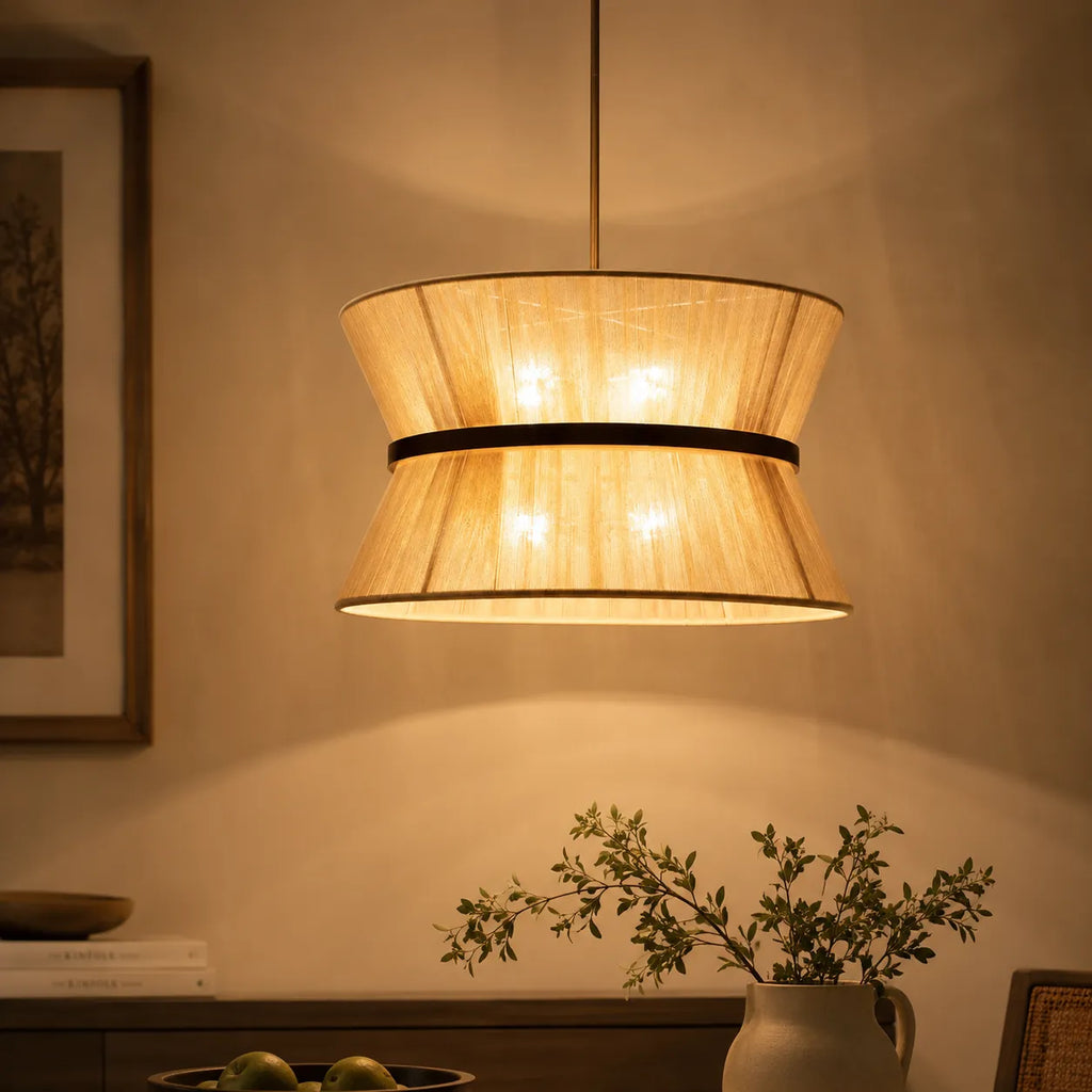 Cyril Bohemian Rope Hourglass Pendant Light