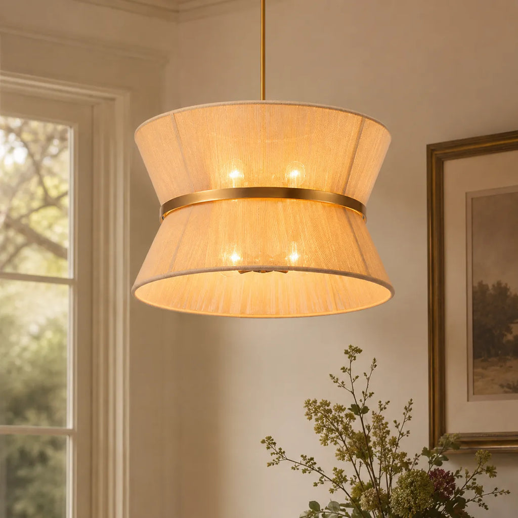 Cyril Bohemian Rope Hourglass Pendant Light
