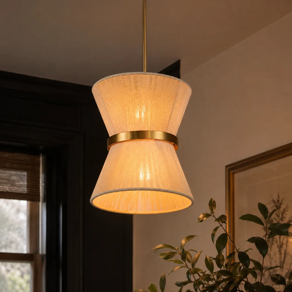 Cyril Bohemian Rope Hourglass Pendant Light